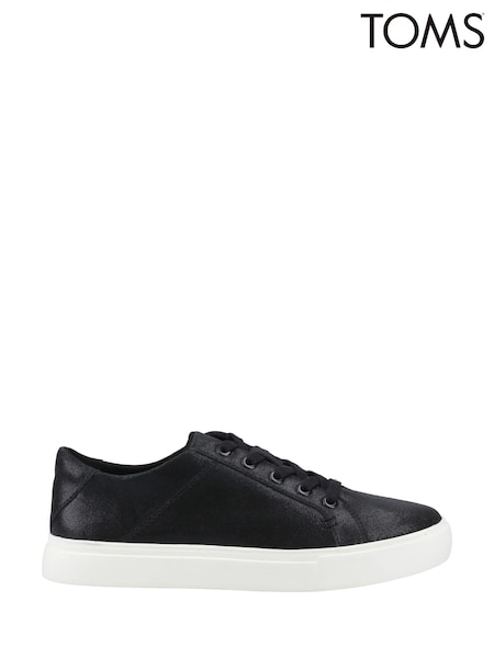 TOMS Kameron Lace-Up Black Trainers (W98109) | £70