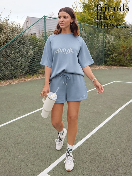 Friends Like These Blue Studio Relaxed T-Shirt (W98161) | £0