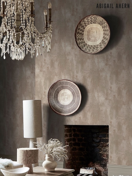 Abigail Ahern Limestone Oxidized Opulence 10M Wallpaper (W98229) | £90