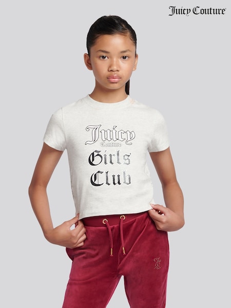 Juicy Couture Grey Slogan T-Shirt (W98748) | £25 - £30