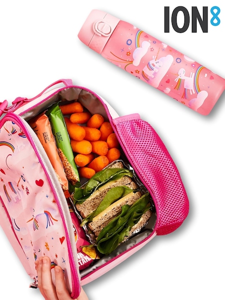 Ion8 Unicorn Rainbows Lunch Bag and Leak Proof Recyclon Water Bottle Bundle (W98772) | £23