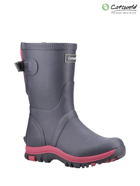 Cotswolds Blue Realm Adjustable Short Wellington Boots (W98816) | £85