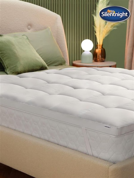 Silentnight White Anti Allergy Ultimate 5cm Mattress Topper (W98932) | £35 - £45