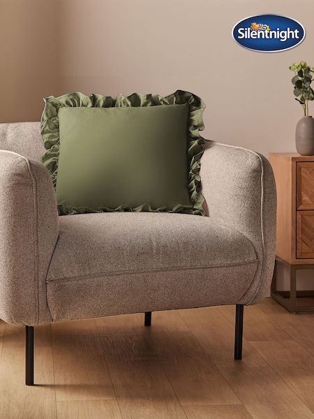 Silentnight Green Supersoft Ruffle Edge Cushion (W98948) | £18