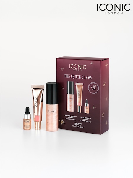 ICONIC London The Quick Glow Makeup Gift Set (Worth £48) (W99064) | £30