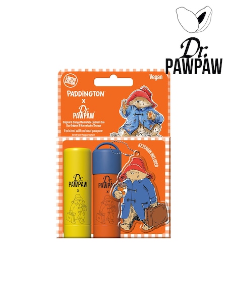 Dr. PAWPAW Paddington Original Orange Marmalade Lip Balm with Keyring (W99118) | £9