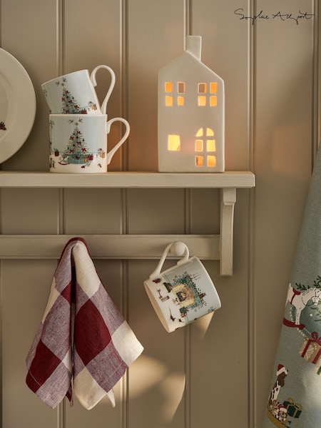 Sophie Allport White Large Cosy Christmas Mug (W99176) | £19