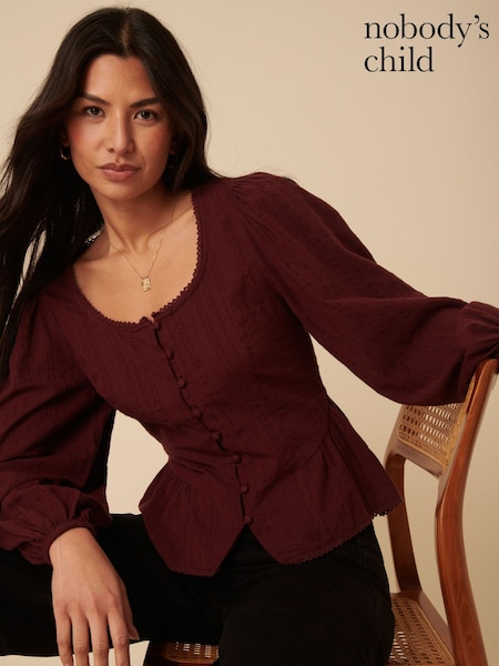 Nobodys Child Red Edie Top (W99354) | £65