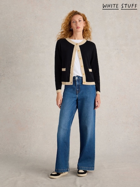 White Stuff Black Charlotte Cardigan (W99647) | £49