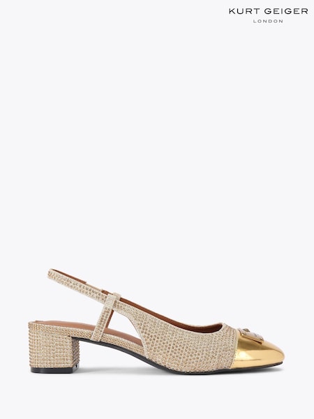 Kurt Geiger London Block Heel Slingback Shoes (W99761) | £179
