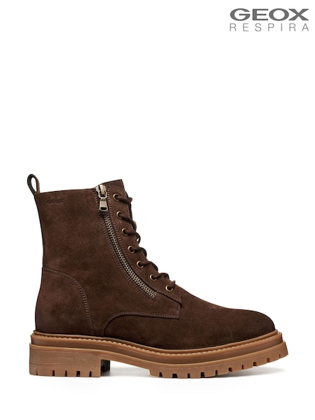 Geox D Iridea F Ankle Brown Boots (W99850) | £129