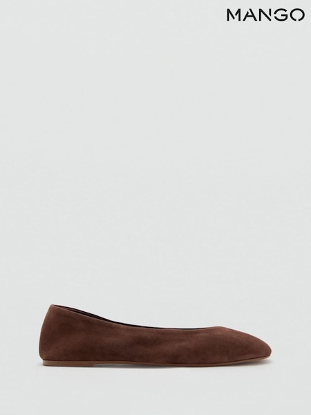 Mango Brown Dada1 Shoes (Y00149) | £50