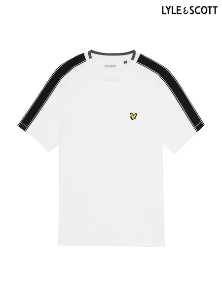 Lyle & Scott White Tape T-Shirt (Y00336) | £35