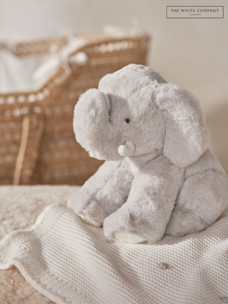 The White Company Grey Kimbo Seated Plush Toy (Y00842) | £25