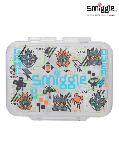 Smiggle Grey Trailblazer Medium Bento Lunchbox (Y01081) | £27