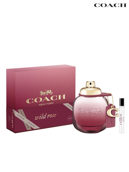 COACH Wild Rose 50ml Eau de Parfum & Travel Spray 7.5ml Gift Set (Y01180) | £56
