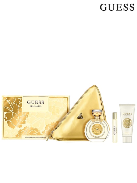 Guess Bella Vita Eau de Parfum 100ml, Travel Spray 15ml, Body Lotion 100ml and Pouch Gift Set (Y01241) | £62