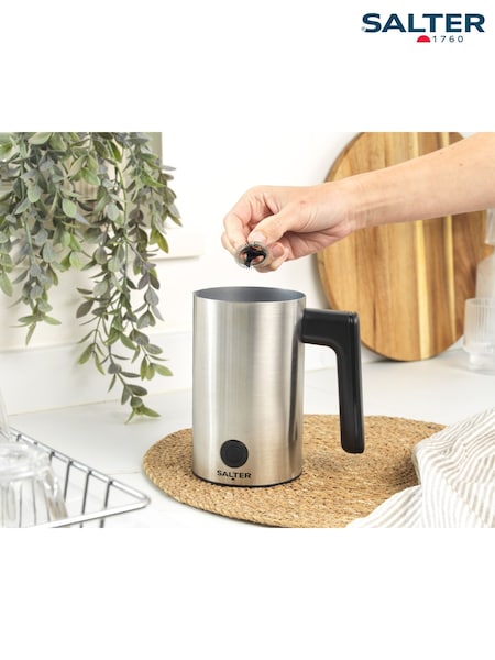 Salter Silver Stainless Steel Milk Frother (Y01460) | £30