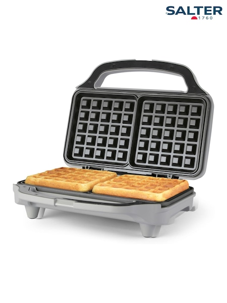Salter Silver Aspen XL Waffle Maker (Y01472) | £28