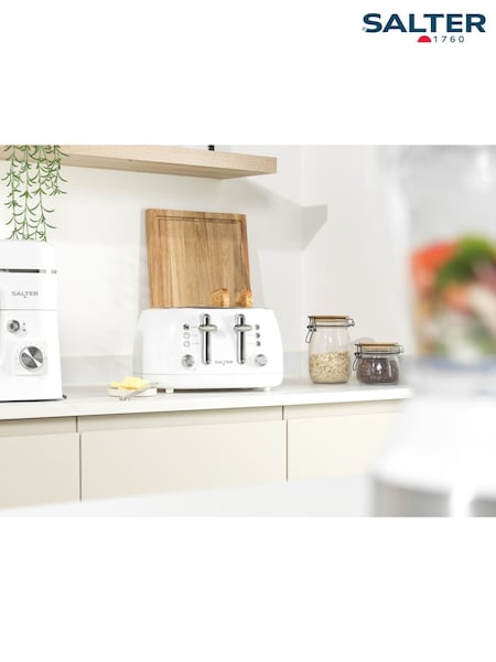 Salter White Boston 4 Slice Toaster (Y01476) | £58
