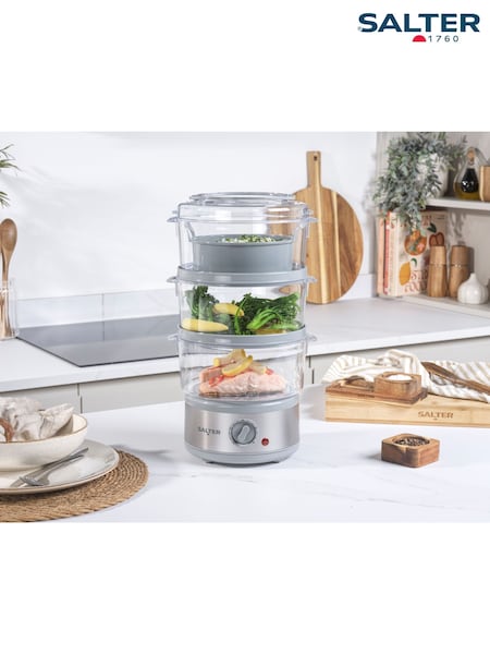 Salter Transparent Aspen 7l Food Steamer (Y01480) | £30