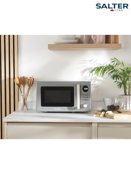 Salter Grey Retro Grey 20L Digital Microwave (Y01481) | £105