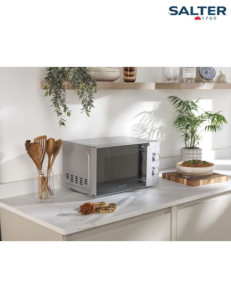 Salter Silver Aspen 20L Manual Microwave (Y01484) | £95