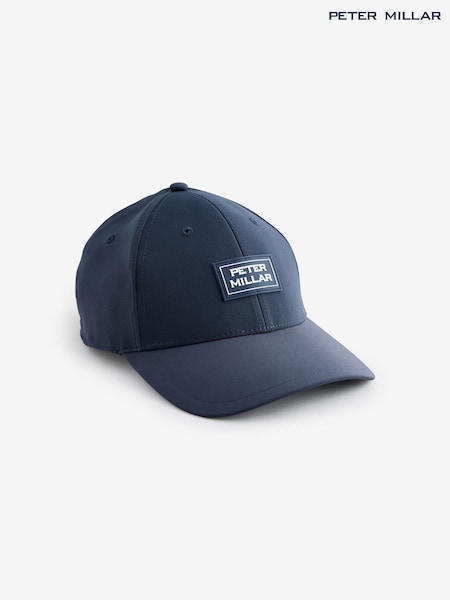 Peter Millar Blue Pursuit Performance Stacked Logo Hat (Y01517) | £35