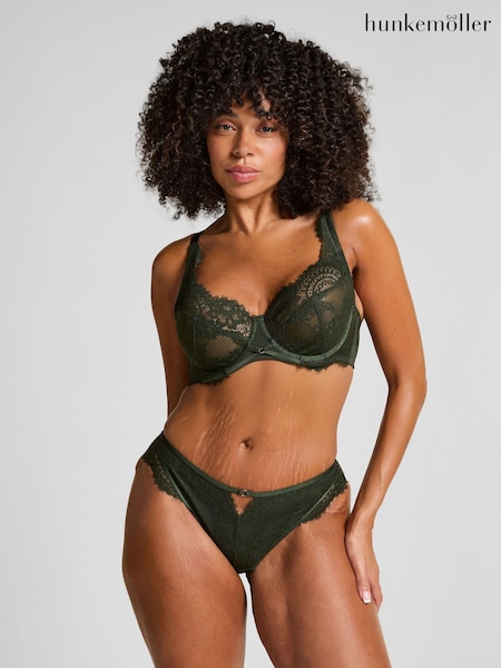 Hunkemöller Green Amara Brazilian Knickers (Y01729) | £16