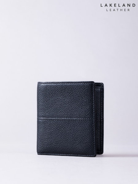 Lakeland Leather Black Crummock Wallet (Y01860) | £35