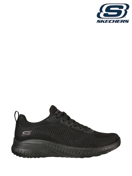 Skechers Black Bobs Sport Squad Chaos Face Off Trainers (Y01863) | £59