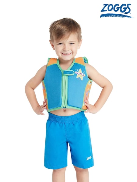 Zoggs Blue Swim Jacket Buoyancy Vest (Y01955) | £24