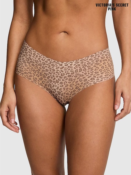 Victoria's Secret PINK Brown Leopard Cheeky No Show Knickers (Y02051) | £10