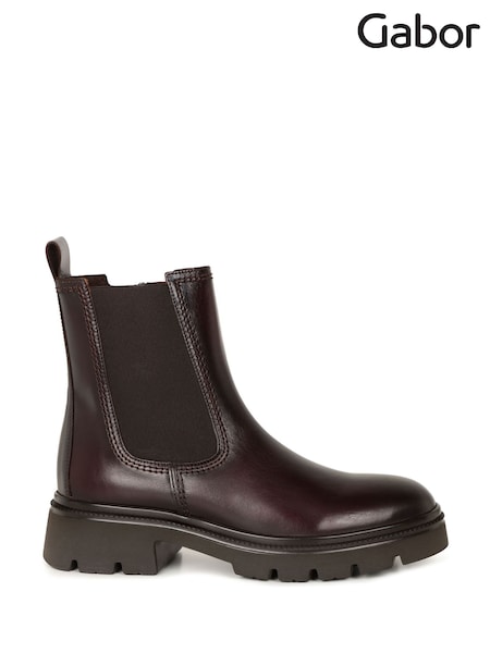 Gabor Womens Marissa Chelsea Brown Boots (Y02147) | £125