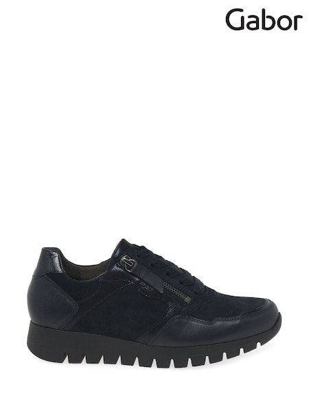 Gabor Womens Blue Willet Trainers (Y02148) | £110