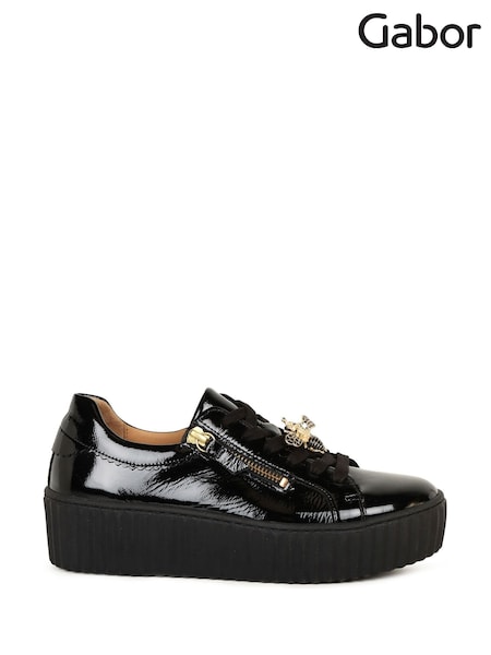 Gabor Womens Dotcom Black Trainers (Y02152) | £125