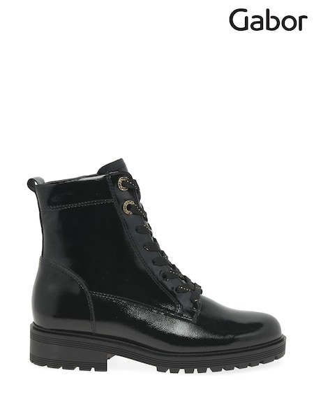 Gabor Womens Flamboyant Ankle Black Boots (Y02163) | £135