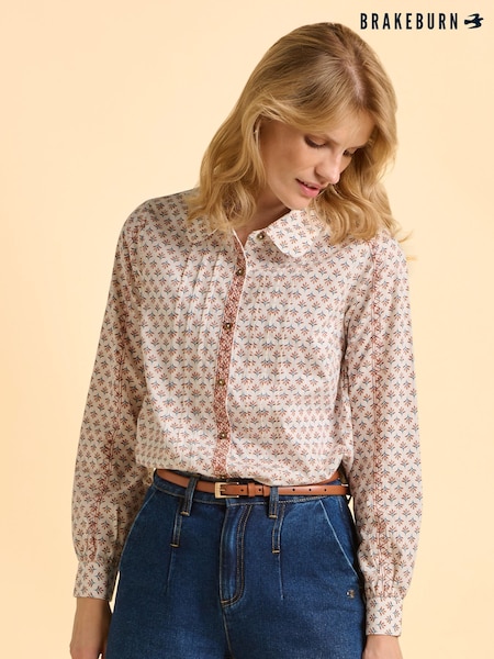 Brakeburn Cream Tarja Blouse (Y02530) | £55