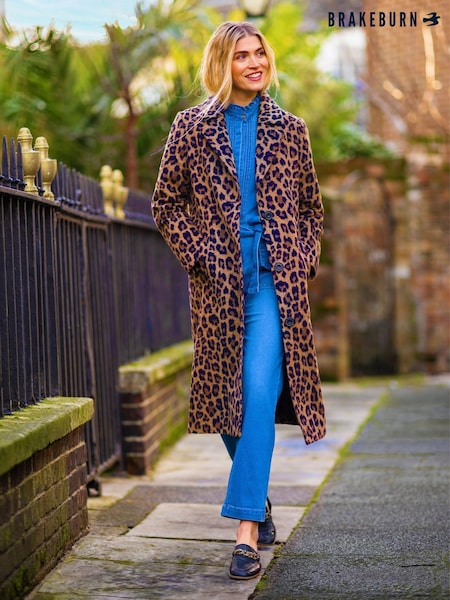Brakeburn Animal Print Twilight Jacket (Y02571) | £130