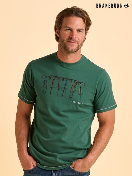 Brakeburn Green Dolton T-Shirt (Y02578) | £29