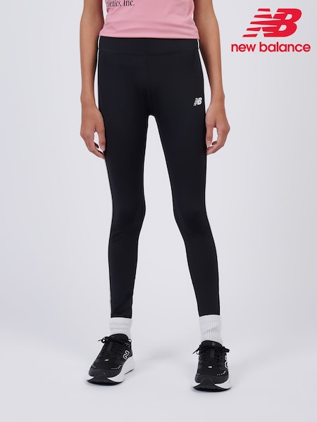 New Balance Black Performance Piping High Rise Leggings (Y03212) | £30 - £36