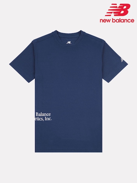 New Balance Blue Athletics Inc T-Shirt (Y03349) | £20 - £24