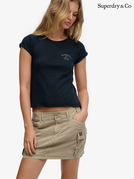 Superdry Grey Cargo Mini Skirt (Y03371) | £40