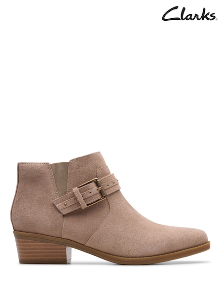 Clarks Grey Danyelle Wish Boots (Y03501) | £80