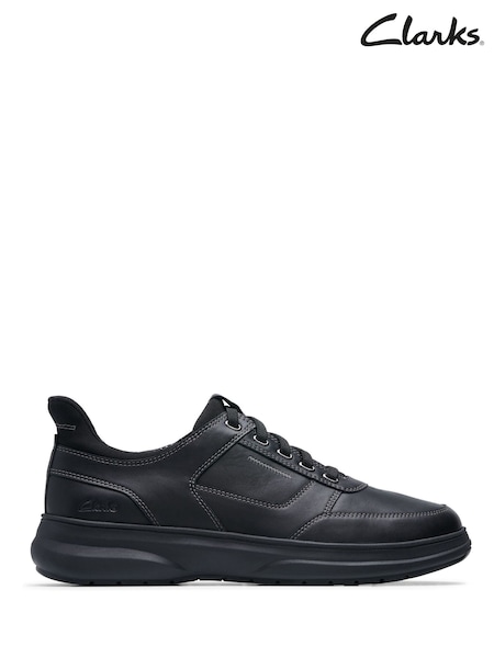 Clarks Black Mullan Easy Shoes (Y03688) | £80