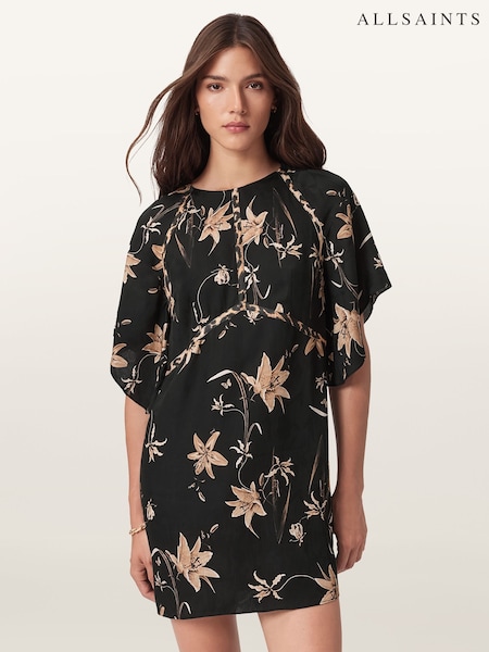 AllSaints Brown Xena Dress (Y04309) | £159