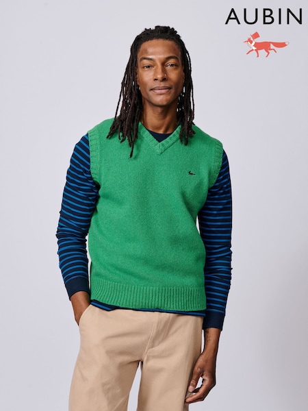 Aubin Green Baldwin Tank Top (Y04382) | £89
