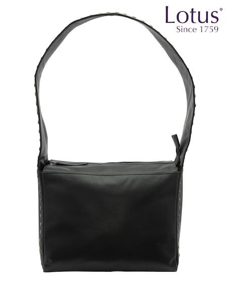 Lotus Black Leather Handbag (Y04445) | £65