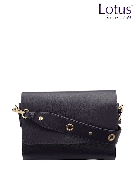 Lotus Purple Leather Handbag (Y04490) | £60