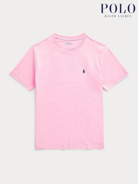 Polo Ralph Lauren Light Pink Jersey Short Sleeve T-Shirt (Y04524) | £40 - £45